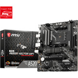 MSI MAG A520M VECTOR WIFI placa base AMD A520 Zócalo AM4 micro ATX AMD, Zócalo AM4, AMD Ryzen 3000 Series, DDR4-SDRAM, 64 GB, DIMM