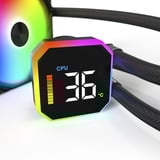 Montech HyperFlow Digital 360, Refrigeración por agua negro