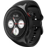 Motorola moto watch, SmartWatch negro, 3,63 cm (1.43"), OLED, Pantalla táctil, 4 TB, GPS (satélite), 40 g