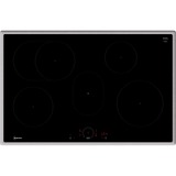 Neff BX48PIB0 sets de electrodoméstico de cocina Con placa de inducción Horno eléctrico, Juego para horno negro/Acero fino, Con placa de inducción, 4 zona(s), Vidrio y cerámica, Negro, Tocar, 80,2 cm