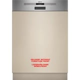 Neff S145HTS04E lavavajillas Semi integrado 13 cubiertos acero fino cepillado, Semi integrado, Tamaño completo (60 cm), Acero inoxidable, Botones, 1,75 m, 1,65 m