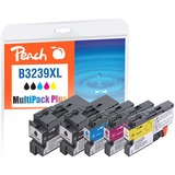 Peach PI500-302 cartucho de tinta 5 pieza(s) Compatible Negro, Cian, Magenta, Amarillo 129 ml, 52 ml, 5 pieza(s), Multipack