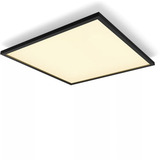Philips Hue Hue White Ambiance Aurelle lámpara de panel cuadrada, Luz de LED negro