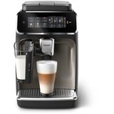 Philips Serie 3300 Solución de leche LatteGo EP3347/90 Cafetera Espresso automática Silent Brew, 6 bebidas, Superautomática negro/Cromado, 6 bebidas, Máquina espresso, 1,8 L, Granos de café, Molinillo integrado, 1500 W