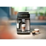 Philips Serie 3300 Solución de leche LatteGo EP3347/90 Cafetera Espresso automática Silent Brew, 6 bebidas, Superautomática negro/Cromado, 6 bebidas, Máquina espresso, 1,8 L, Granos de café, Molinillo integrado, 1500 W