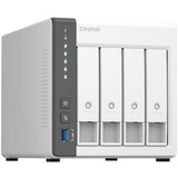 QNAP TS-433 NAS Torre ARM Cortex-A55 4 GB 0 TB QNAP QTS Blanco NAS, Torre, ARM, Cortex-A55, 4 GB, 0 TB