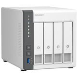 QNAP TS-433 NAS Torre ARM Cortex-A55 4 GB 0 TB QNAP QTS Blanco NAS, Torre, ARM, Cortex-A55, 4 GB, 0 TB