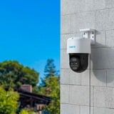 Reolink TrackMix Series P760 Almohadilla Cámara de seguridad IP Interior y exterior 3840 x 2160 Pixeles Techo/pared, Cámara de vigilancia blanco, Cámara de seguridad IP, Interior y exterior, Alámbrico, 450 lm, 6500 K, Techo/pared