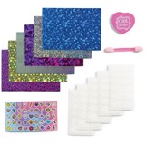 Spin Master COOL MAKER - Kit de Uñas Postizas Niña Metalizadas - Set Manicura Niñas con 6 Láminas de Brillos y Calcomanías para Crear 5 Diseños Sin Esmalte - Juguetes Niñas 7 Años +, Manualidades Cool Maker - Kit de Uñas Postizas Niña Metalizadas - Set Manicura Niñas con 6 Láminas de Brillos y Calcomanías para Crear 5 Diseños Sin Esmalte - Juguetes Niñas 7 Años +, Set de manicura infantil, 7 año(s), Multicolor