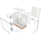 Thermaltake View 270 Plus WS ARGB, Cajas de torre blanco/Madera