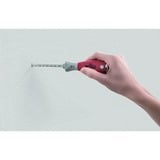 Wiha Juego de punzones para agujeros de taco SoftFinish, Destornillador rojo/Gris
