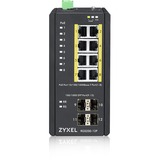 Zyxel RGS200-12P Gestionado L2 Gigabit Ethernet (10/100/1000) Energía sobre Ethernet (PoE) Negro, Interruptor/Conmutador Gestionado, L2, Gigabit Ethernet (10/100/1000), Energía sobre Ethernet (PoE), Montaje en rack, Montaje de pared