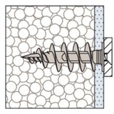 fischer Taco para aislamiento FID II 50mm, Pasador blanco