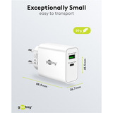 goobay 75336, Cargador blanco