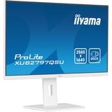 iiyama ProLite XUB2797QSU-W2 pantalla para PC 68,6 cm (27") 2560 x 1440 Pixeles Quad HD LED Blanco, Monitor LED blanco (mate), 68,6 cm (27"), 2560 x 1440 Pixeles, Quad HD, LED, 1 ms, Blanco