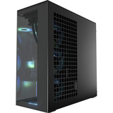 ARCTIC Xtender Black (Mirror Glass) Midi Tower Negro, Cajas de torre negro, Midi Tower, PC, Negro, EATX, Metal, Vidrio templado, Juego