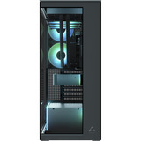 ARCTIC Xtender (Mirror Black) Midi Tower Negro, Cajas de torre negro, Midi Tower, PC, Negro, EATX, Metal, Vidrio templado, Juego