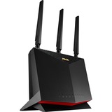 ASUS 4G-AC86U router inalámbrico Gigabit Ethernet Doble banda (2,4 GHz / 5 GHz) Negro, Router WIRELESS LTE negro/Rojo, Wi-Fi 5 (802.11ac), Doble banda (2,4 GHz / 5 GHz), Ethernet, 3G, Negro, Router de sobremesa