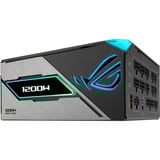 ASUS ROG -THOR-1200P3-GAMING unidad de fuente de alimentación 1200 W 20+4 pin ATX ATX Negro, Fuente de alimentación de PC negro, 1200 W, 100 - 240 V, Activo, 125 W, 1200 W, 125 W