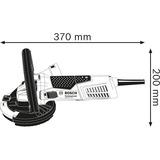 Bosch GBR 15 CAG 9300 RPM Negro, Azul 1500 W, Amoladora de hormigón azul, Negro, Azul, 9300 RPM, Corriente alterna, 1500 W, 370 mm, 200 mm