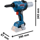 Bosch GRG 18V-16 C, 06019K5000, Pistola de remache azul/Negro