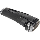 Braun Series 9 Pro+ 9660CC Máquina de afeitar de láminas Recortadora Negro, Plata negro, Máquina de afeitar de láminas, Negro, Plata, Acero inoxidable, Botones, LED, AC/Batería