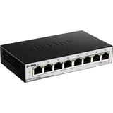D-Link DGS-1100-08V2 Gestionado L2 Gigabit Ethernet (10/100/1000) Negro, Interruptor/Conmutador Gestionado, L2, Gigabit Ethernet (10/100/1000)