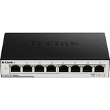 D-Link DGS-1100-08V2 Gestionado L2 Gigabit Ethernet (10/100/1000) Negro, Interruptor/Conmutador Gestionado, L2, Gigabit Ethernet (10/100/1000)