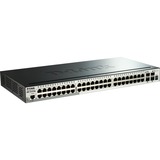 D-Link DGS-1510-52X switch Gestionado L3 Gigabit Ethernet (10/100/1000) 1U Negro, Interruptor/Conmutador Gestionado, L3, Gigabit Ethernet (10/100/1000), Bidireccional completo (Full duplex), Montaje en rack, 1U