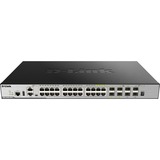 D-Link DGS-3630-28TC switch Gestionado L3 Gigabit Ethernet (10/100/1000) 1U Negro, Interruptor/Conmutador Gestionado, L3, Gigabit Ethernet (10/100/1000), Bidireccional completo (Full duplex), Montaje en rack, 1U