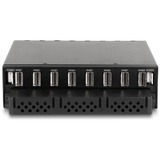 DeLOCK Marco intercambiable de 5,25″ para 8 x M.2 NVMe SSD con Slim SAS SFF-8654, Chasis intercambiable 