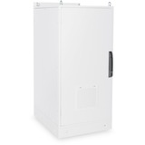 Digitus Armarios Rack, Armario IT gris claro, Rack o bastidor independiente, 24U, 1500 kg, Bloqueo del teclado, Gestión de cables, Gris