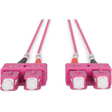 Digitus Cable de parche LWL, dúplex, conector SC > SC, multimodo OM4 violeta
