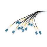 Digitus Cable de ruptura universal de fibra óptica, dúplex, conector LC/UPC, monomodo OS2 negro