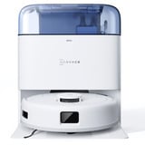 ECOVACS Deebot MINI Blue 1,4 L Sin bolsa Azul, Blanco, Robot aspirador blanco/Azul, Sin bolsa, Azul, Blanco, Alrededor, 1,4 L, 55 dB, Cepillo de rodillo y cepillo lateral