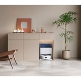 ECOVACS Deebot MINI Blue 1,4 L Sin bolsa Azul, Blanco, Robot aspirador blanco/Azul, Sin bolsa, Azul, Blanco, Alrededor, 1,4 L, 55 dB, Cepillo de rodillo y cepillo lateral