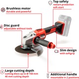 EINHELL AXXIO 18/150, Amoladora angular rojo/Negro