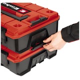 EINHELL Maletín de sistema E-Case S-F incl. espuma de rejilla, Caja de herramientas negro/Rojo