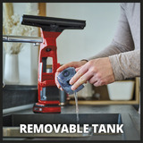 EINHELL Power X-Change BRILLIANTO, Aspiradora de ventanas rojo