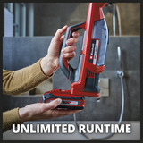 EINHELL Power X-Change BRILLIANTO, Aspiradora de ventanas rojo