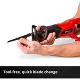 EINHELL TE-AP 18 Li sierra de sable a batería rojo/Negro, No incluye cargador ni batería, 18V, Negro, Rojo, 1,62 kg