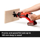 EINHELL TE-AP 18 Li sierra de sable a batería rojo/Negro, No incluye cargador ni batería, 18V, Negro, Rojo, 1,62 kg
