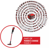 EINHELL TE-SV 18 Li (1x 4,0), Aspirador vertical rojo/Negro