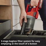 EINHELL TE-SV 18 Li (1x 4,0), Aspirador vertical rojo/Negro