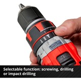EINHELL TP-CD 18/50 Li-i BL, Martillo atornillador rojo/Negro