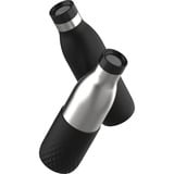 Emsa Bludrop Sleeve N3111100 bidón de agua Uso diario 700 ml Acero inoxidable Negro, Acero inoxidable, Botella thermo negro, 700 ml, Uso diario, Negro, Acero inoxidable, Acero inoxidable, 12 h, 6 h