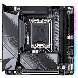 GIGABYTE B760I AORUS PRO Placa base - Soporta CPUs Intel Core de 14ª generación, VRM digital de 8+1+1 fases, hasta 8000MHz DDR5 (OC), 2xPCIe 4.0 M.2, Wi-Fi 6E, LAN de 2.5GbE, USB 3.2 Gen 2 gris, VRM digital de 8+1+1 fases, hasta 8000MHz DDR5 (OC), 2xPCIe 4.0 M.2, Wi-Fi 6E, LAN de 2.5GbE, USB 3.2 Gen 2, Intel, LGA 1700, Intel® Celeron®, Intel® Core™ i3, Intel® Core™ i5, Intel® Core™ i7, Intel® Core™ i9,..., LGA 1700, 96 GB, DDR5-SDRAM