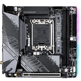 GIGABYTE B760I AORUS PRO Placa base - Soporta CPUs Intel Core de 14ª generación, VRM digital de 8+1+1 fases, hasta 8000MHz DDR5 (OC), 2xPCIe 4.0 M.2, Wi-Fi 6E, LAN de 2.5GbE, USB 3.2 Gen 2 gris, VRM digital de 8+1+1 fases, hasta 8000MHz DDR5 (OC), 2xPCIe 4.0 M.2, Wi-Fi 6E, LAN de 2.5GbE, USB 3.2 Gen 2, Intel, LGA 1700, Intel® Celeron®, Intel® Core™ i3, Intel® Core™ i5, Intel® Core™ i7, Intel® Core™ i9,..., LGA 1700, 96 GB, DDR5-SDRAM