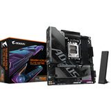 GIGABYTE B840M A ELITE WIFI6E, Placa base negro/Plateado