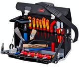 KNIPEX Bolsa de herramientas "Classic" Elektro, 23 piezas, Kit de herramientas negro